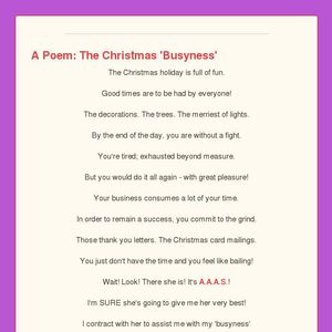 17 Days and Counting...