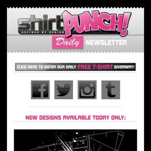 shirt punch giveaway shirt punch giveaway