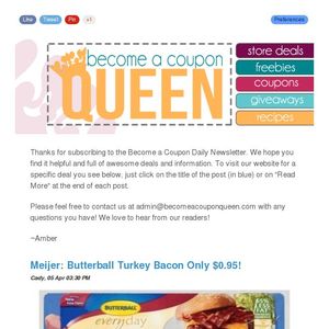 Deals from Become a Coupon Queen!