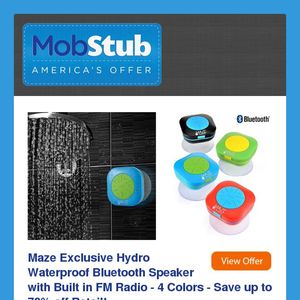 maze exclusive bluetooth speaker