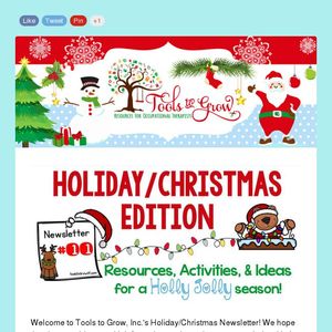 Christmas/Holiday Newsletter!!