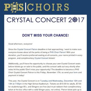 how to make a concert program