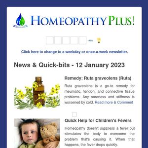 Remedy: Ruta graveolens I Quick Help for Children's Fevers | Homeopathy ...