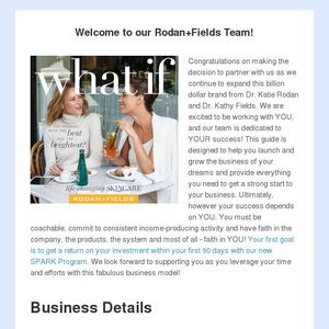 Welcome to our Rodan+Fields Team!